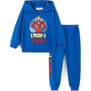 image:imageDisney Marvel SpiderMan Mickey Toy Story Cars Boy Pullover HoodieampJogger Pants Outfit Set Sweatsuit Lounge Matching Set 29YAvengers Iron Manblue