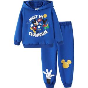 image:imageDisney Marvel SpiderMan Mickey Toy Story Cars Boy Pullover HoodieampJogger Pants Outfit Set Sweatsuit Lounge Matching Set 29YDisney Mickeydeep Blue