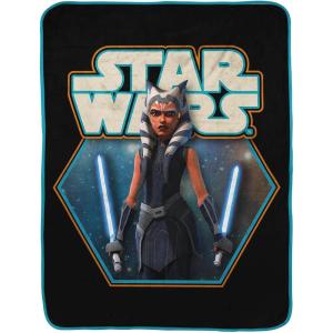 image:imageJay Franco Star Wars The Clone Wars Ready Throw Blanket  Measures 46 x 60 inches Kids Bedding  Fade Resistant Super Soft Fleece