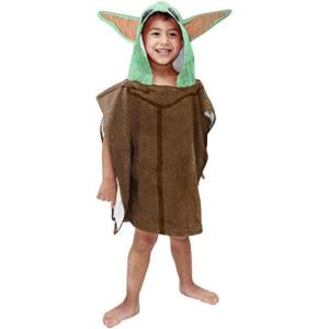 image:imageJay Franco Star Wars The Mandalorian The Child  Baby Yoda Grogu Kids BathPoolBeach Hooded Poncho  Super Soft amp Absorbent Cotton Towel Measures 28 x 56 Inches Official Star Wars Product