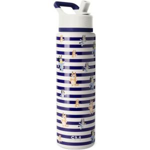 image:imageSimple Modern Summit Water Bottle with Straw Lid  Star Wars 30oz Leak Proof Stainless Steel Insulated Cup  Gifts for Him  The DarkBluey Stripes