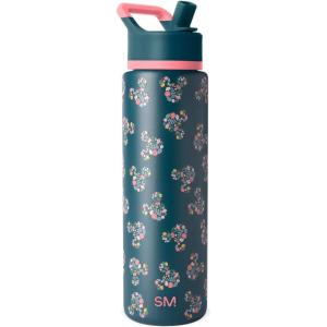 image:imageSimple Modern Summit Water Bottle with Straw Lid  Star Wars 30oz Leak Proof Stainless Steel Insulated Cup  Gifts for Him  The DarkDisney Mickey Mouse Floral on Riptide