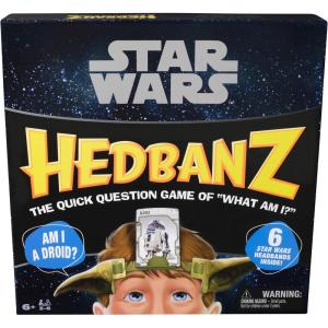 image:imageSpin Master Games Star Wars Hedbanz Hilarious Picture Guessing Board Game Featuring Classic amp Modern Characters Star Wars Trivia for Family amp Kids 26 Players for Ages 6 amp UpStar Wars Hedbanz