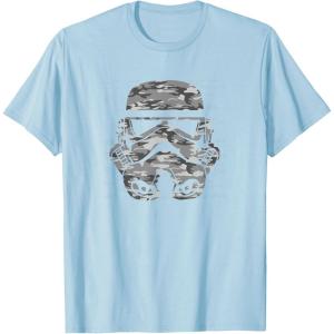 image:imageStar Wars Arctic Camo Stormtrooper Helmet TShirtBaby Blue