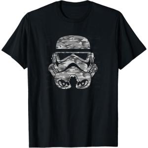 image:imageStar Wars Arctic Camo Stormtrooper Helmet TShirtBlack