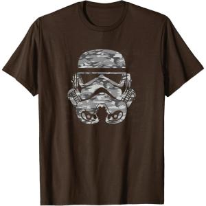 image:imageStar Wars Arctic Camo Stormtrooper Helmet TShirtBrown