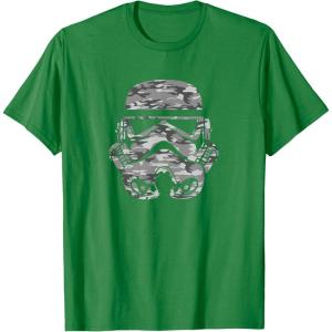image:imageStar Wars Arctic Camo Stormtrooper Helmet TShirtKelly Green