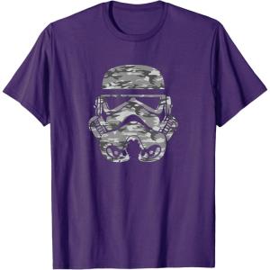 image:imageStar Wars Arctic Camo Stormtrooper Helmet TShirtPurple