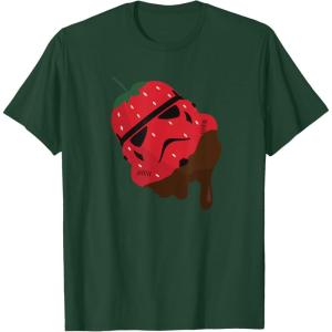 image:imageStar Wars Chocolate Dipped Strawberry Stormtrooper TShirtDark Green