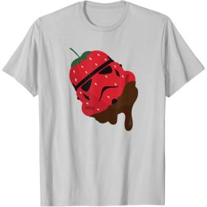 image:imageStar Wars Chocolate Dipped Strawberry Stormtrooper TShirtSilver Grey
