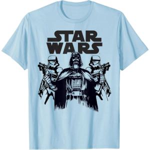 image:imageStar Wars Darth Vader And Stormtroopers TShirtBaby Blue