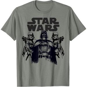 image:imageStar Wars Darth Vader And Stormtroopers TShirtOlive Heather