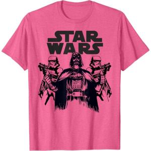 image:imageStar Wars Darth Vader And Stormtroopers TShirtPink Heather