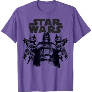 image:imageStar Wars Darth Vader And Stormtroopers TShirtPurple Heather