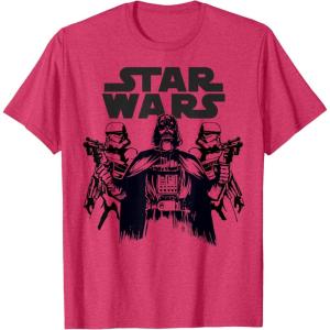 image:imageStar Wars Darth Vader And Stormtroopers TShirtRed Heather