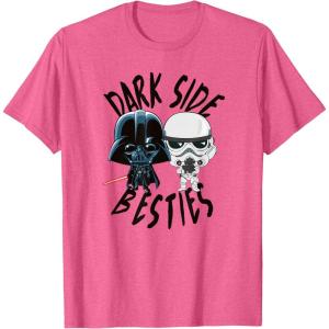 image:imageStar Wars Darth Vader and Stormtrooper Best Friend TShirtPink Heather