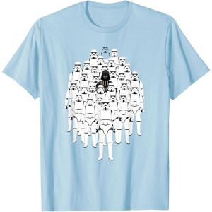 image:imageStar Wars Darth Vader and Stormtroopers Print TShirtBaby Blue