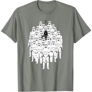 image:imageStar Wars Darth Vader and Stormtroopers Print TShirtOlive Heather