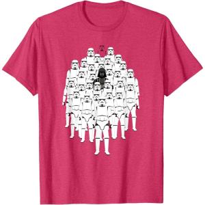 image:imageStar Wars Darth Vader and Stormtroopers Print TShirtRed Heather