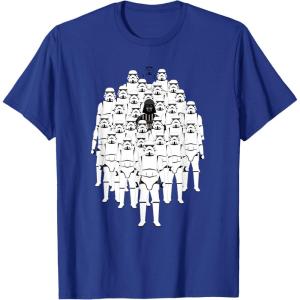 image:imageStar Wars Darth Vader and Stormtroopers Print TShirtRoyal Blue