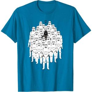 image:imageStar Wars Darth Vader and Stormtroopers Print TShirtSapphire Blue