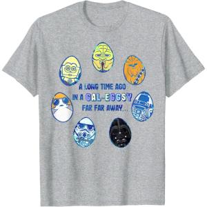 image:imageStar Wars Easter In A GalEggsy Far Away TShirtHeather Grey