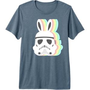 image:imageStar Wars Easter Stormtrooper Pastel Bunny Ears Disney Premium Triblend TShirtSlate Grey