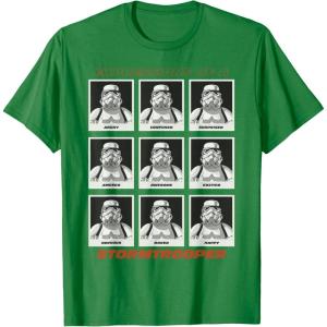 image:imageStar Wars Expressions of a Stormtrooper TShirtKelly Green