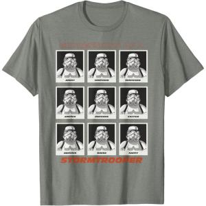 image:imageStar Wars Expressions of a Stormtrooper TShirtOlive Heather
