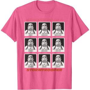 image:imageStar Wars Expressions of a Stormtrooper TShirtPink Heather