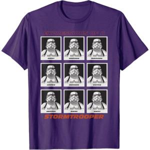 image:imageStar Wars Expressions of a Stormtrooper TShirtPurple