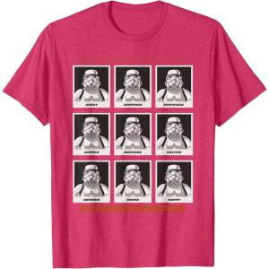 image:imageStar Wars Expressions of a Stormtrooper TShirtRed Heather
