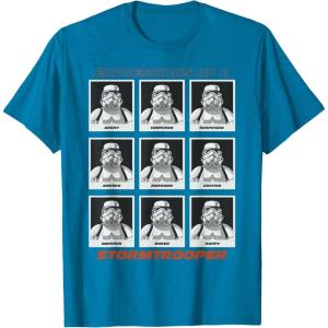 image:imageStar Wars Expressions of a Stormtrooper TShirtSapphire Blue