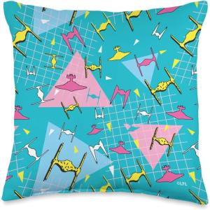 image:imageStar Wars Imperial TIE Fighters Star Destroyers Retro 90s Throw Pillow16x16