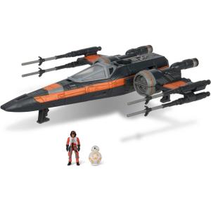 image:imageStar Wars Micro Galaxy Squadron Luke Skywalkers XWing Armada Edition  5Inch Vehicle with Two 1Inch Micro Figure AccessoriesPoe Damerons T70 XWin
