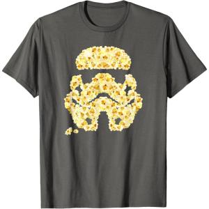image:imageStar Wars Popcorn Stormtrooper Helmet TShirtAsphalt Grey