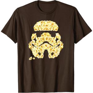 image:imageStar Wars Popcorn Stormtrooper Helmet TShirtBrown