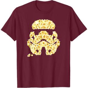 image:imageStar Wars Popcorn Stormtrooper Helmet TShirtBurgundy