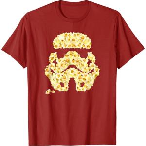 image:imageStar Wars Popcorn Stormtrooper Helmet TShirtCranberry Red