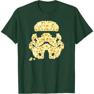 image:imageStar Wars Popcorn Stormtrooper Helmet TShirtDark Green