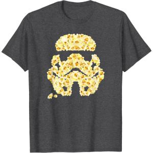 image:imageStar Wars Popcorn Stormtrooper Helmet TShirtDark Heather Grey