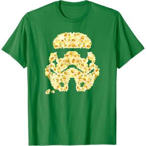 image:imageStar Wars Popcorn Stormtrooper Helmet TShirtKelly Green