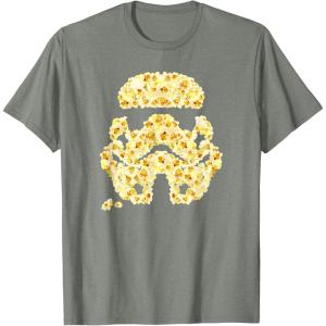 image:imageStar Wars Popcorn Stormtrooper Helmet TShirtOlive Heather