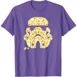 image:imageStar Wars Popcorn Stormtrooper Helmet TShirtPurple Heather