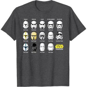 image:imageStar Wars Saga Guide Evolution of a Stormtrooper TShirtDark Heather Grey