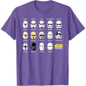 image:imageStar Wars Saga Guide Evolution of a Stormtrooper TShirtPurple Heather