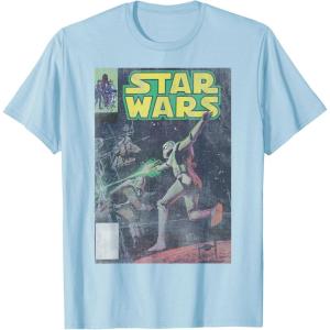 image:imageStar Wars Stormtrooper Battle Vintage Comic Book Cover TShirtBaby Blue