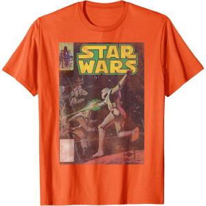 image:imageStar Wars Stormtrooper Battle Vintage Comic Book Cover TShirtOrange