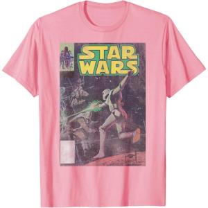 image:imageStar Wars Stormtrooper Battle Vintage Comic Book Cover TShirtPink