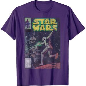 image:imageStar Wars Stormtrooper Battle Vintage Comic Book Cover TShirtPurple